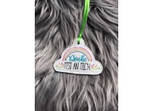 Alles wird gut FREEBIE 9 - Anhänger ITH - Denke fest an Dich